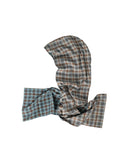 SANKUANZ - PLAID GRAFFITI PRINT REVERSIBLE HOODED SCARF - 082plus