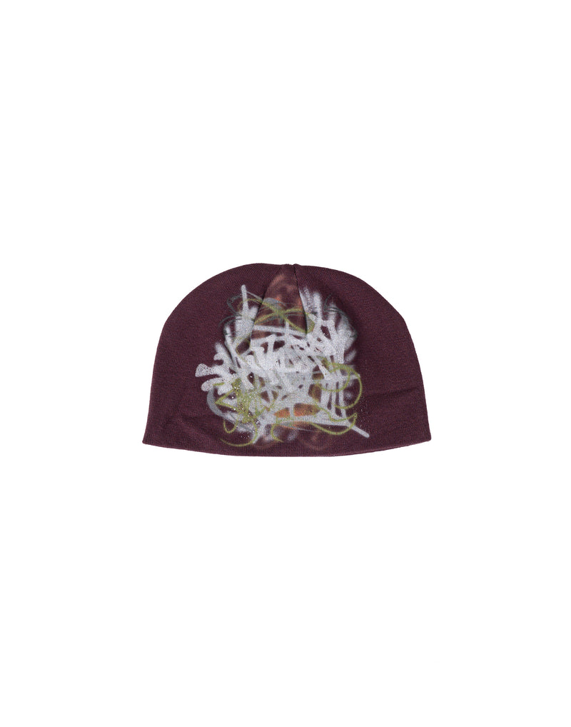 SANKUANZ - GRAFFITI PRINT KNIT BEANIE - 082plus