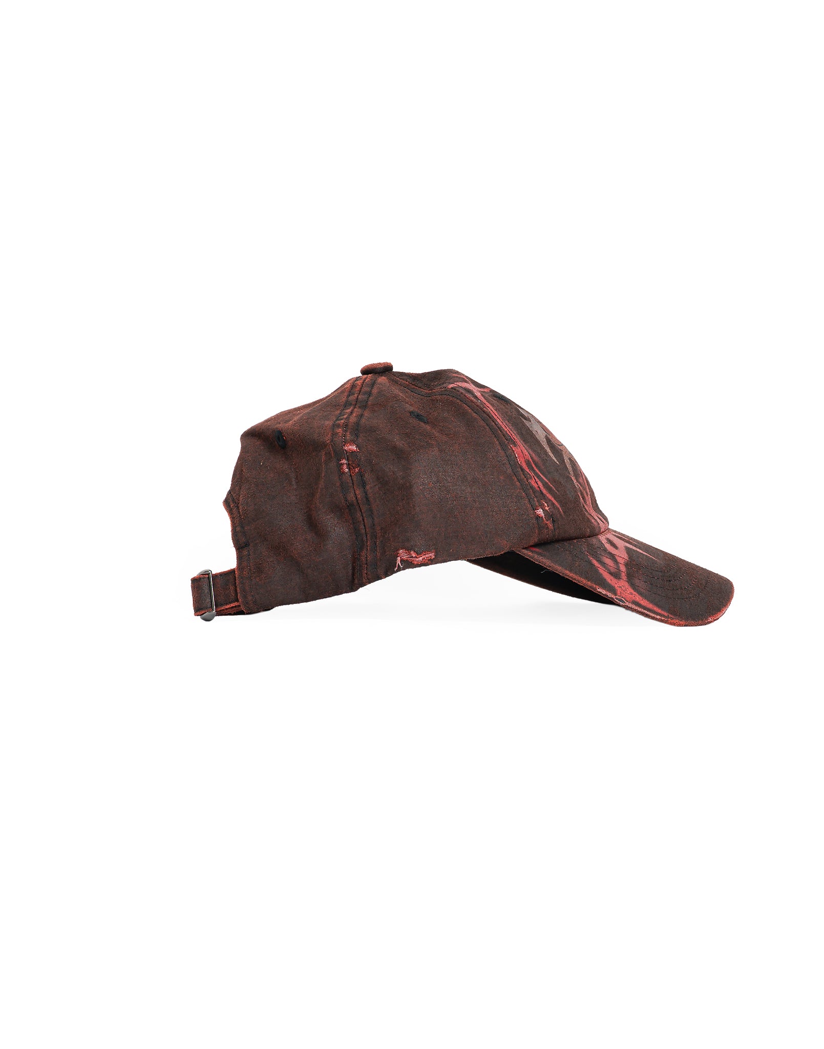 SANKUANZ - GRAFFITI PRINT DISTRESSED WORN BASEBALL CAP - 082plus