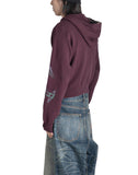 SANKUANZ - KNIT PRINT ZIP-UP HOODIE - 082plus