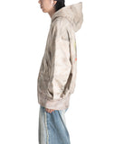 SANKUANZ - DISTRESSED PRINT ZIP-UP HOODIE - 082plus