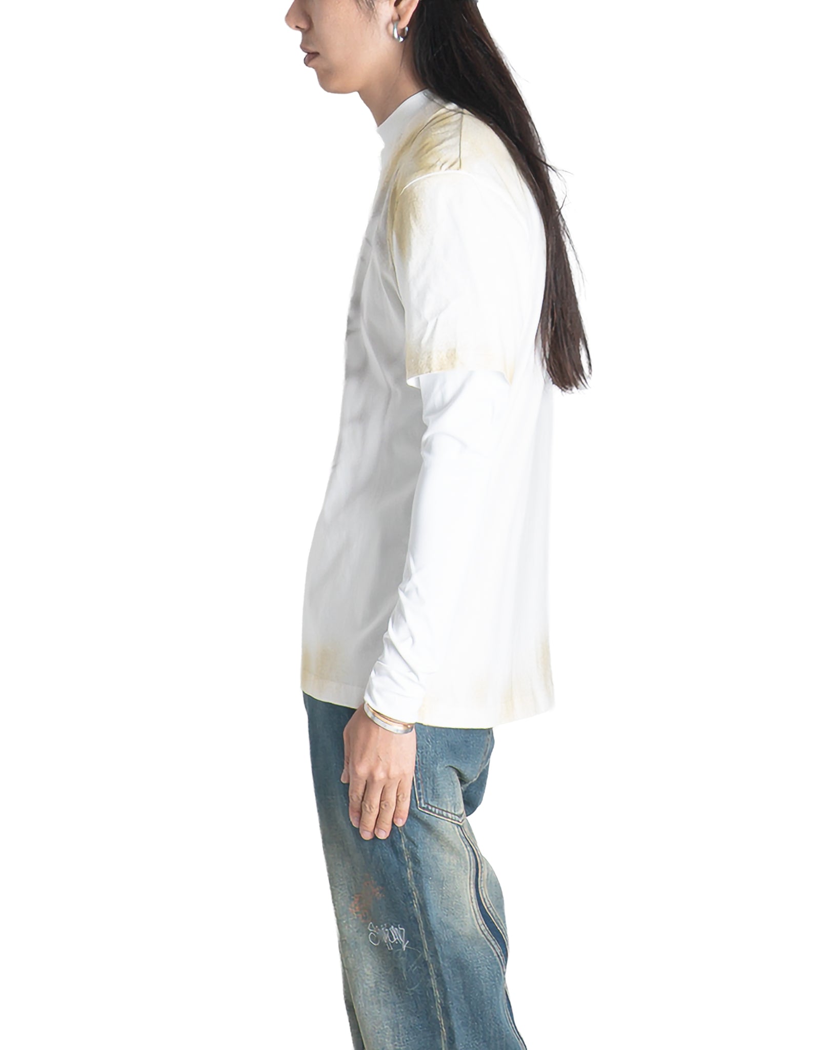 SANKUANZ - TWO IN ONE GRAFFITI PRINT LONG-SLEEVE - 082plus