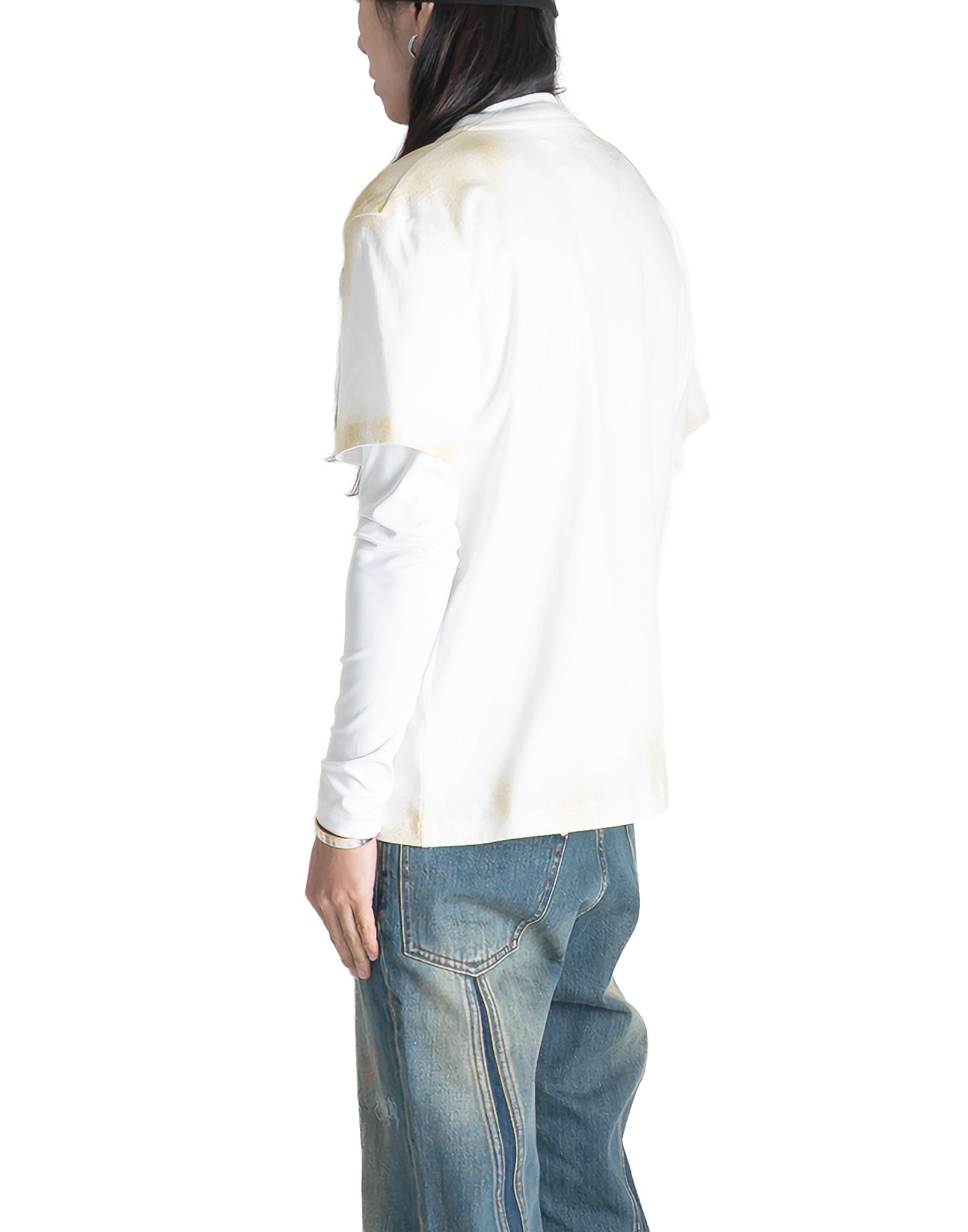 SANKUANZ - TWO IN ONE GRAFFITI PRINT LONG-SLEEVE - 082plus