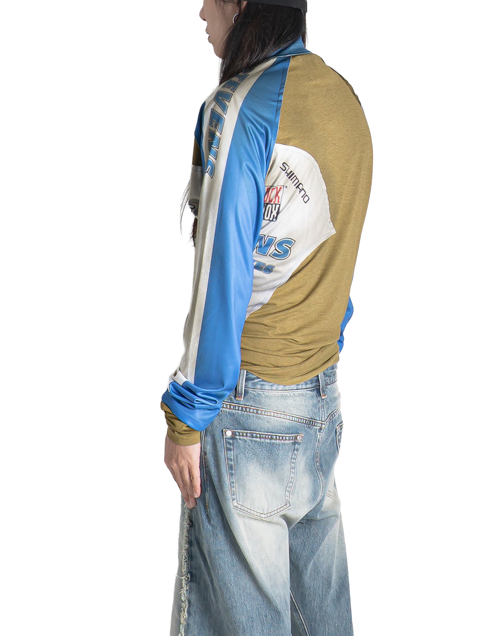 SANKUANZ - SPLICED ZIP-DECORATED LONG-SLEEVE T-SHIRT - 082plus