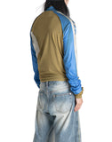 SANKUANZ - SPLICED ZIP-DECORATED LONG-SLEEVE T-SHIRT - 082plus