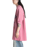 SANKUANZ - CROPPED REGULAR-SHOULDER GRAFFITI PRINT SHORT-SLEEVE T-SHIRT - 082plus