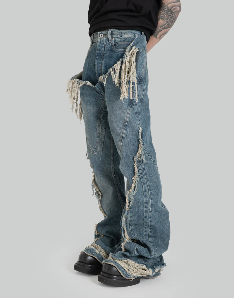 Rick Owens Drkshdw - SLIVERED BOOTCUT - 082plus