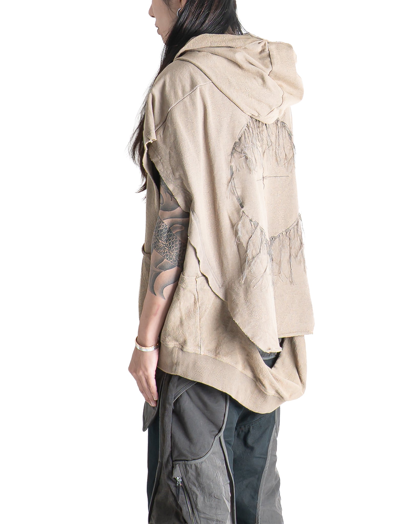 HAMCUS - UBC / Stellar-Ring Embroidery Hooded Tank - 082plus