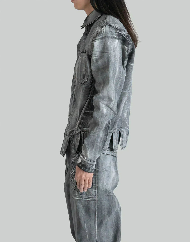 JUNTAE KIM - SQUARE PETAL CORSET SHIRTS - 082plus