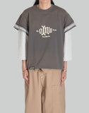NAMESAKE - STANDY 3-LAYERED TEE - 082plus