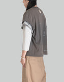 NAMESAKE - STANDY 3-LAYERED TEE - 082plus