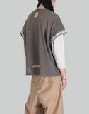 NAMESAKE - STANDY 3-LAYERED TEE - 082plus