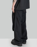 JiyongKim - STRAP DETAILED WIDE TROUSERS - 082plus