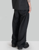 JiyongKim - STRAP DETAILED WIDE TROUSERS - 082plus