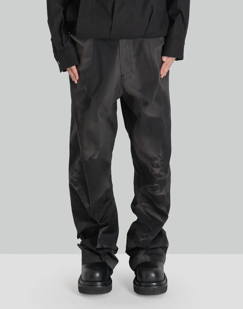 JiyongKim - SUN-BLAECHED FLAP DETAILED TROUSERS - 082plus