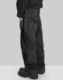 SUN-BLAECHED FLAP DETAILED TROUSERS