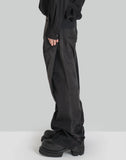 SUN-BLAECHED FLAP DETAILED TROUSERS