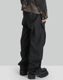 SUN-BLEACHED CURVED TROUSERS - 082plus