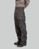 SUN-BLEACHED CURVED TROUSERS