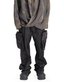 JiyongKim - SUN-BLEACHED DETACHABLE POCKET TROUSERS - 082plus