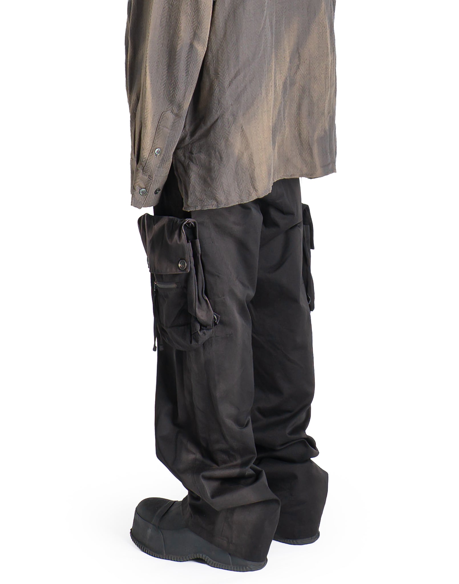 JiyongKim - SUN-BLEACHED DETACHABLE POCKET TROUSERS - 082plus