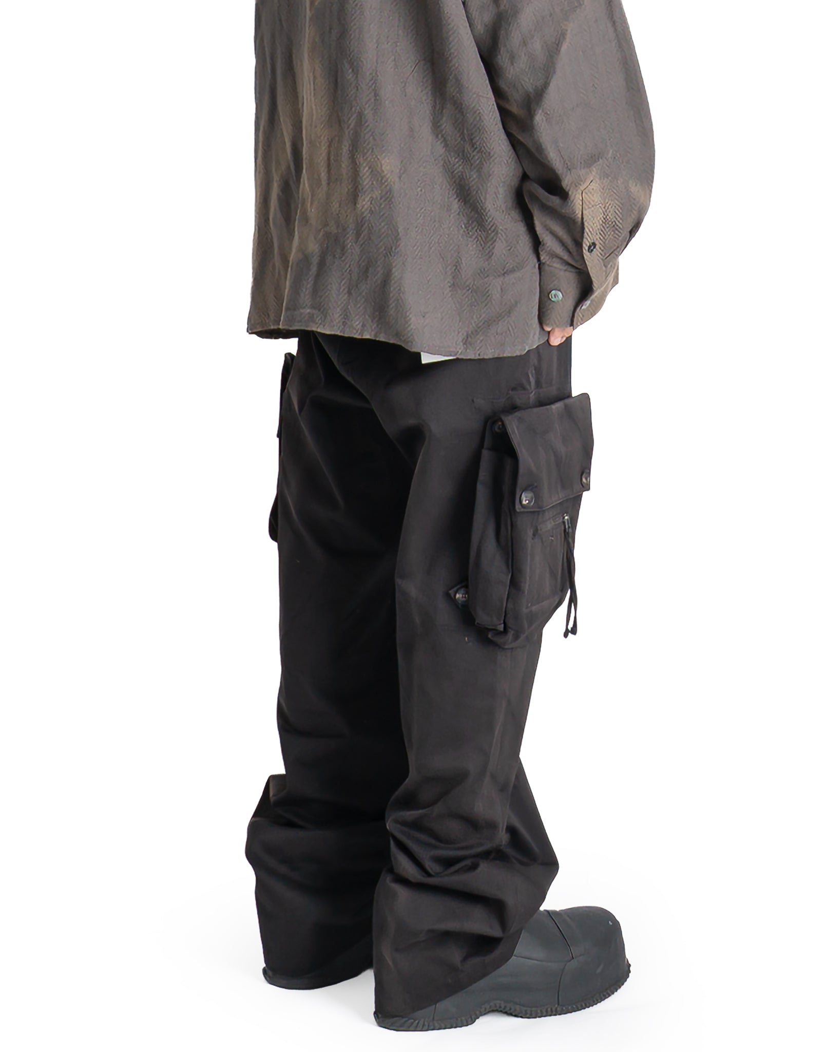 JiyongKim - SUN-BLEACHED DETACHABLE POCKET TROUSERS - 082plus