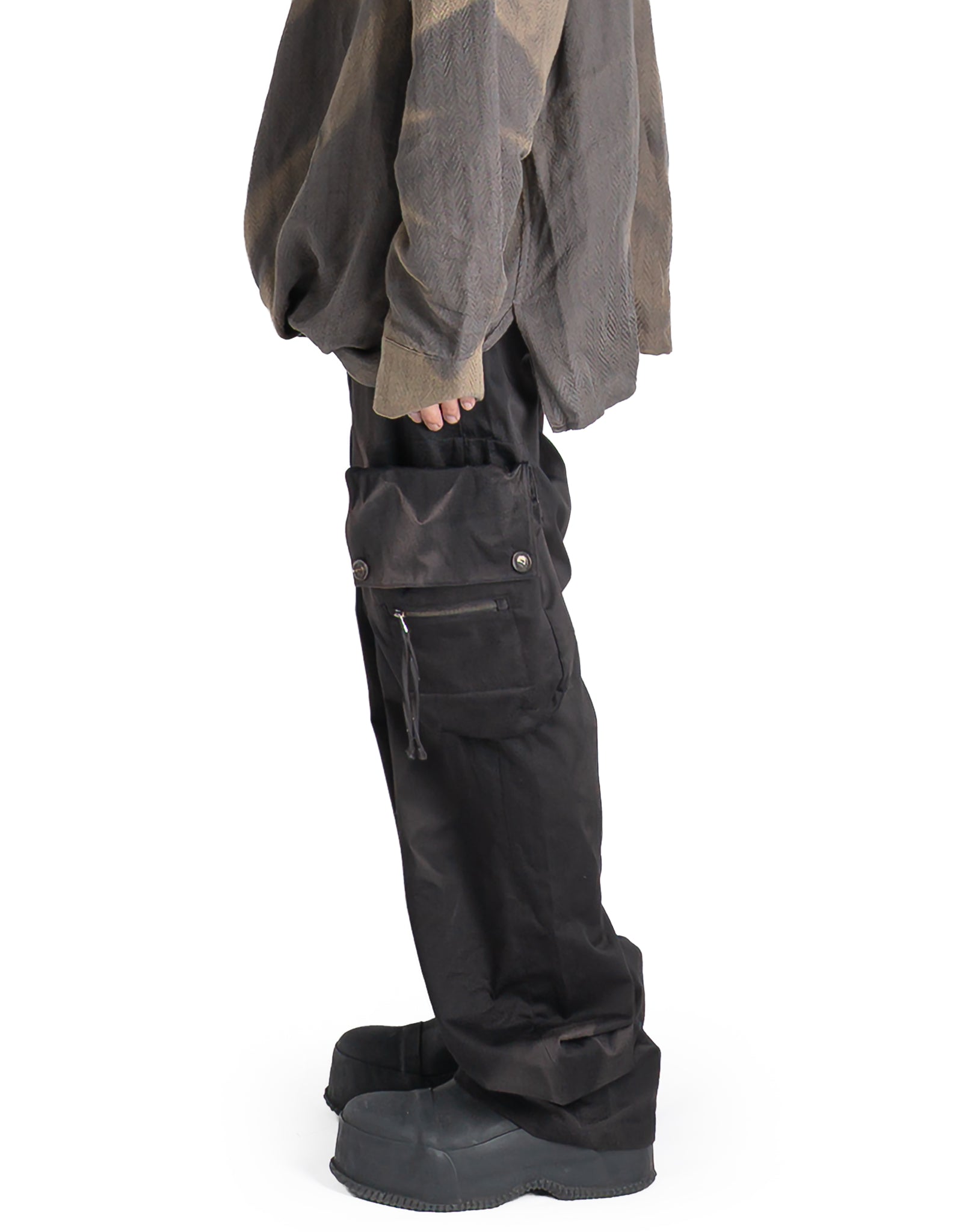 JiyongKim - SUN-BLEACHED DETACHABLE POCKET TROUSERS - 082plus