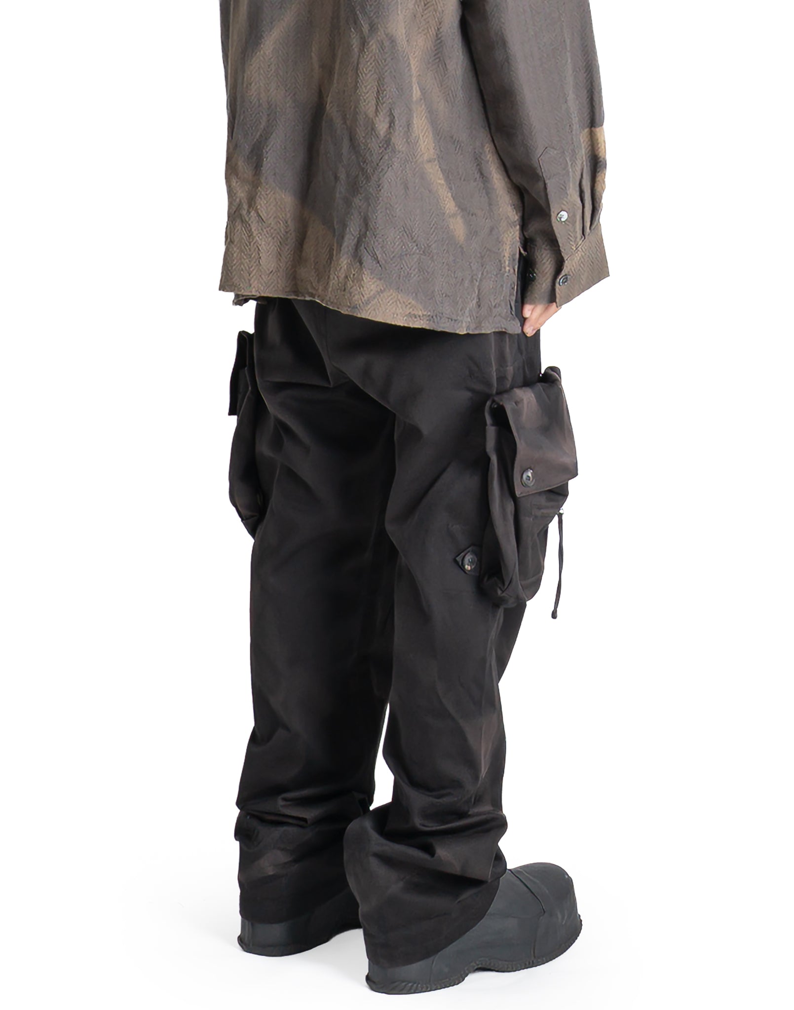 JiyongKim - SUN-BLEACHED DETACHABLE POCKET TROUSERS - 082plus