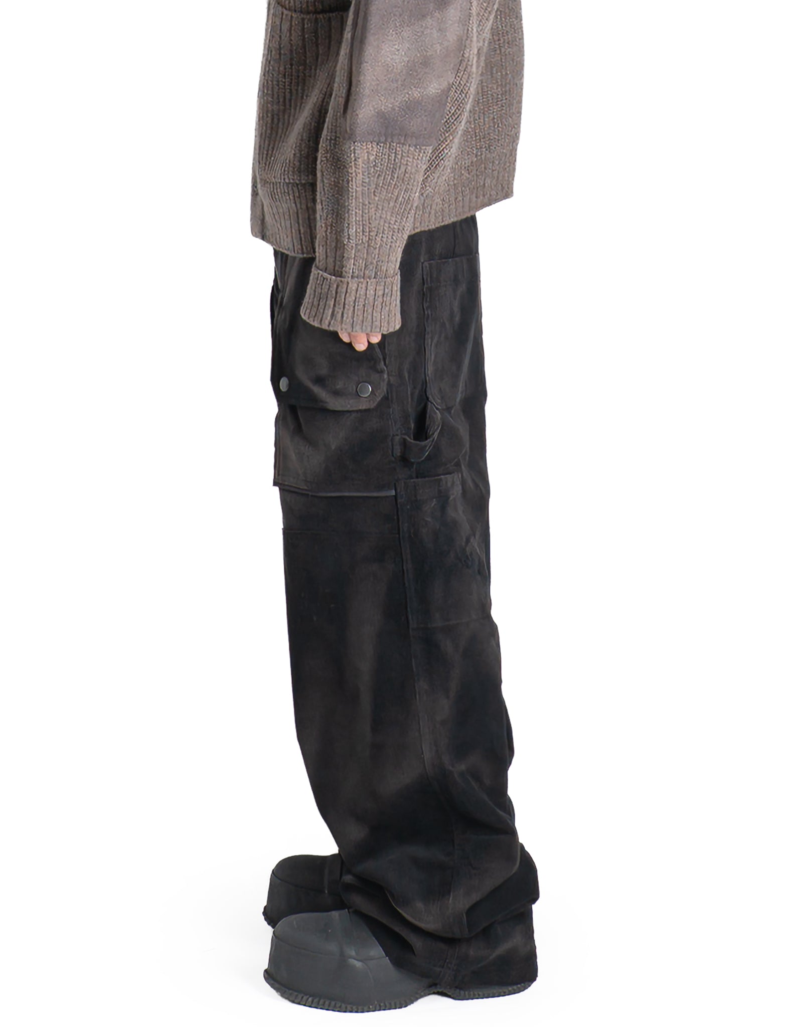 JiyongKim - SUN-BLEACHED DOUBLE-KNEE TROUSERS - 082plus