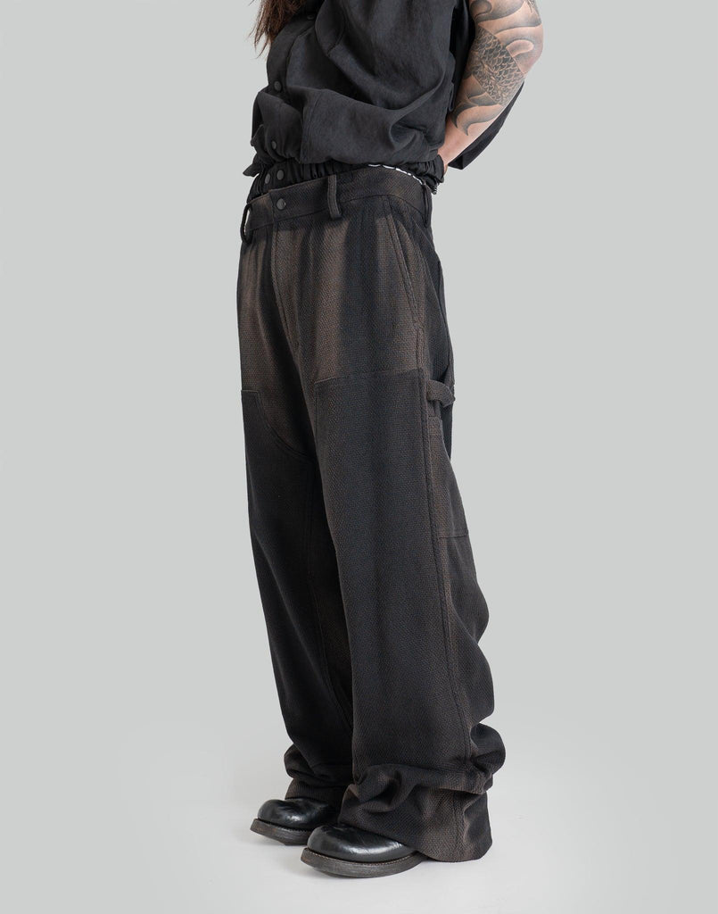 JiyongKim SUN-BLEACHED DOUBLE KNEE TROUSERS – 082plus