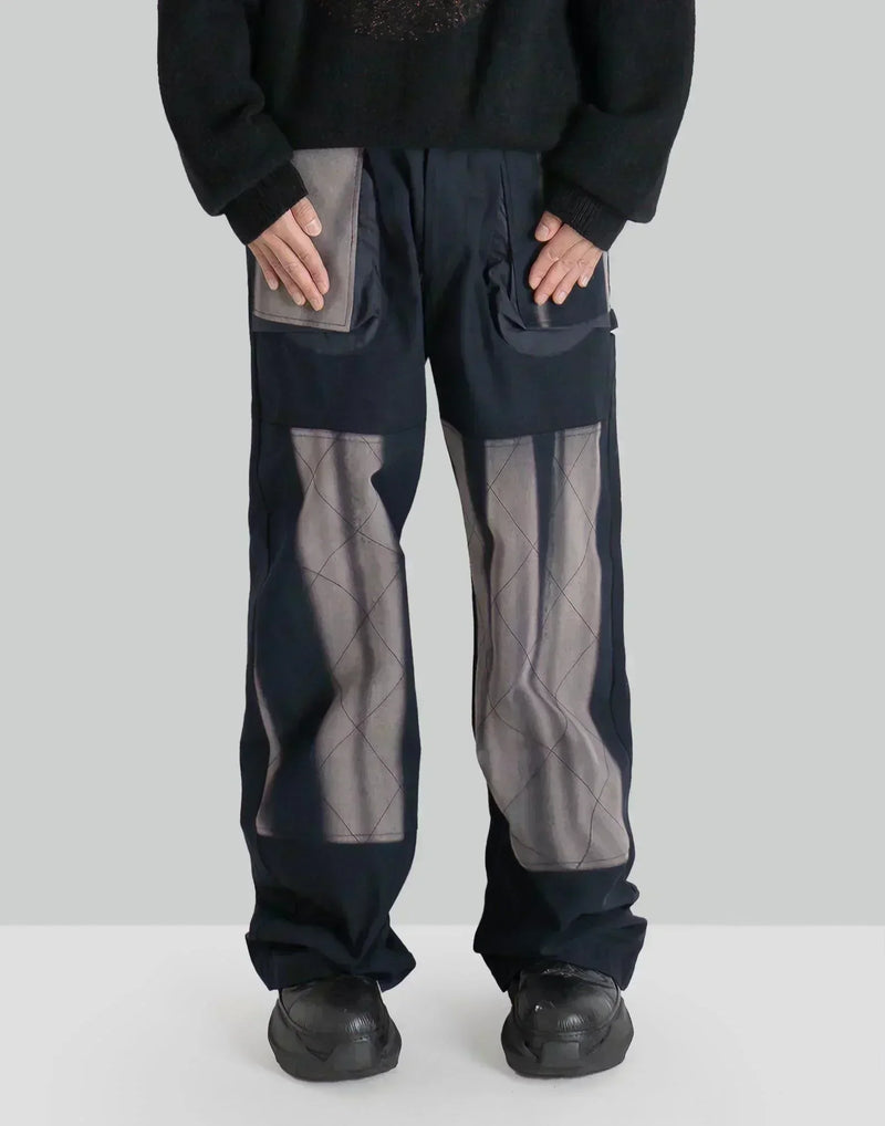 JiyongKim - SUN-BLEACHED DOUBLE KNEE TROUSERS - 082plus