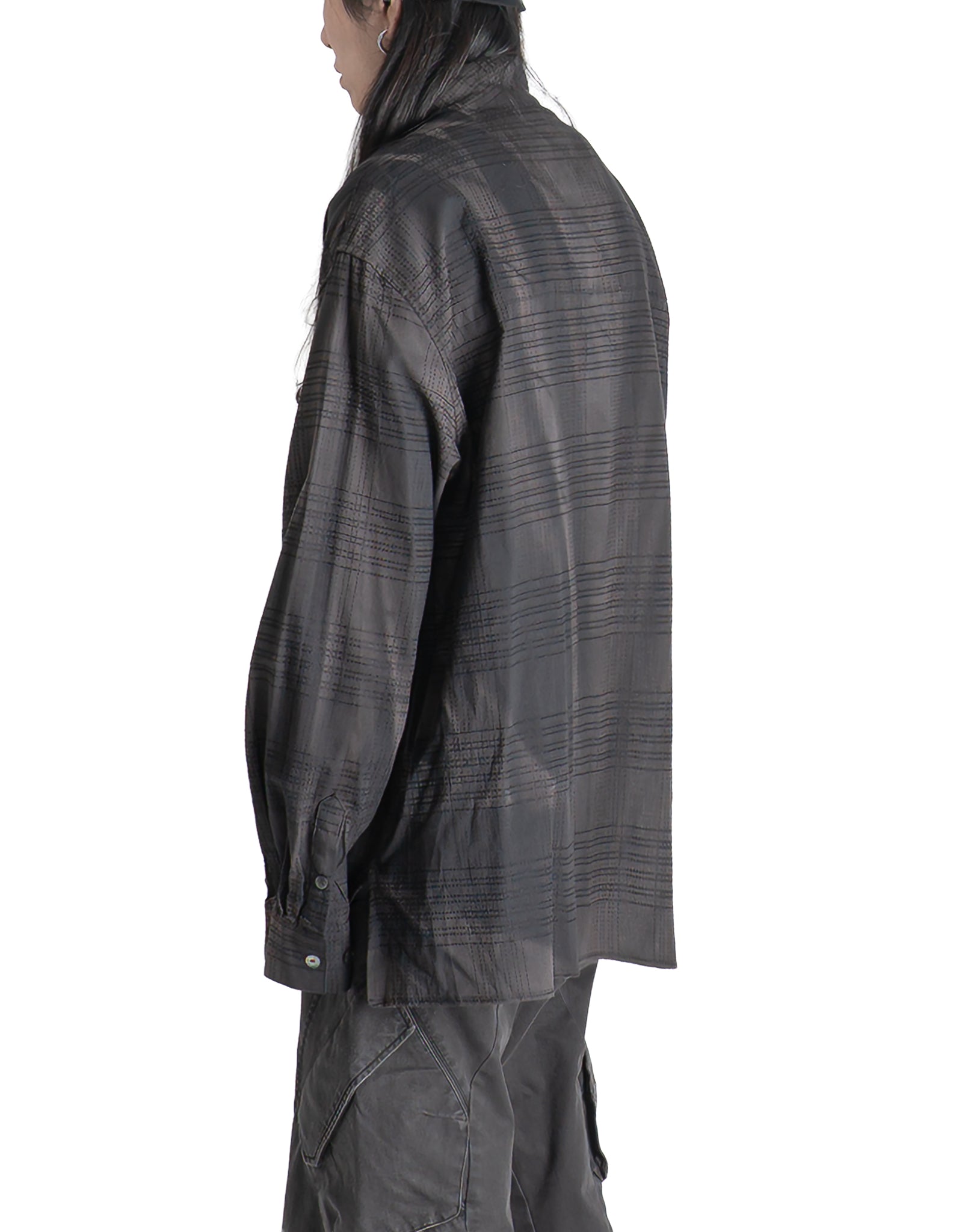 JiyongKim - SUN-BLEACHED DRAPE SHIRT - 082plus
