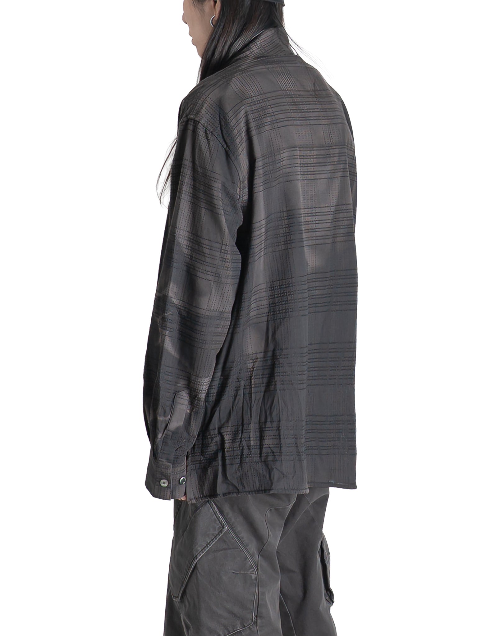 JiyongKim - SUN-BLEACHED DRAPE SHIRT - 082plus