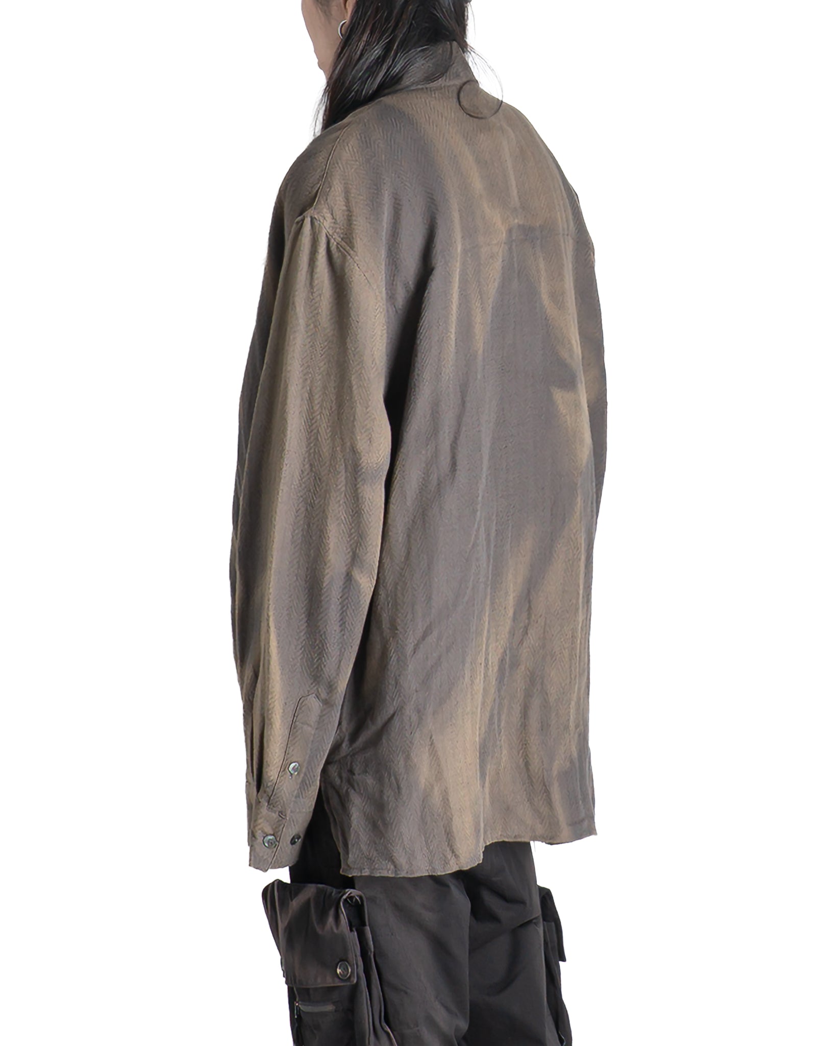 JiyongKim - SUN-BLEACHED DRAPE SHIRT - 082plus