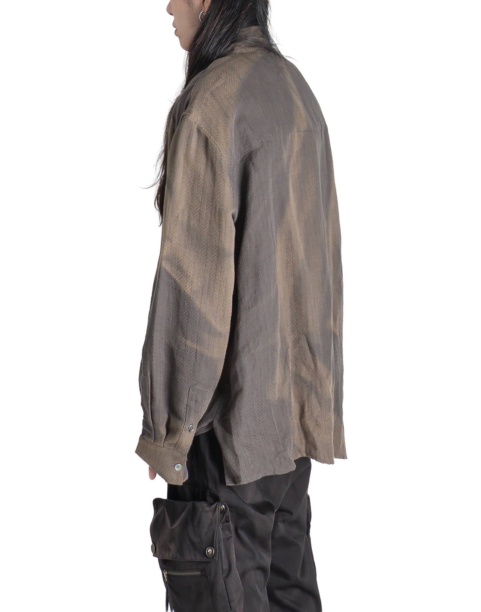 JiyongKim - SUN-BLEACHED DRAPE SHIRT - 082plus
