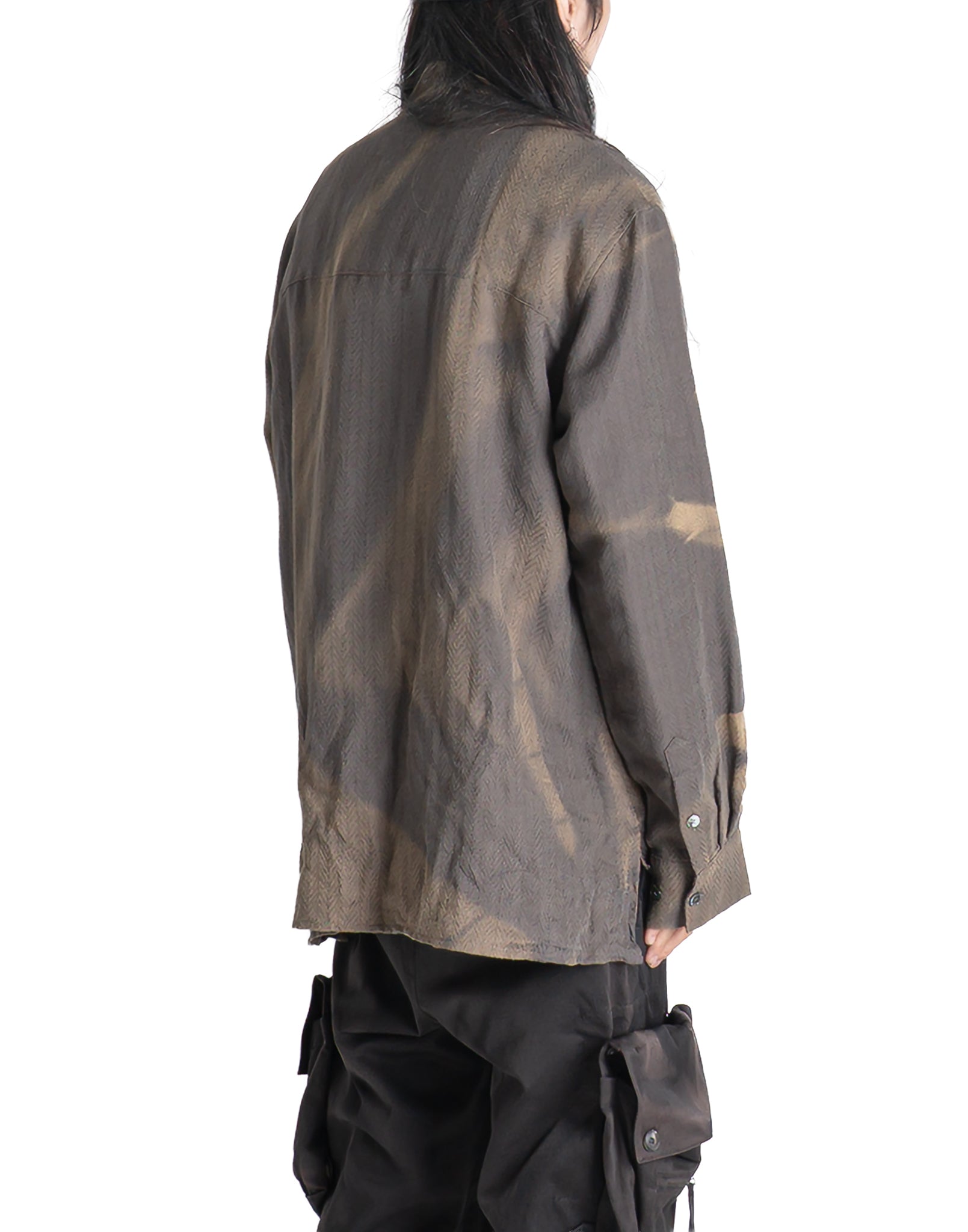 JiyongKim - SUN-BLEACHED DRAPE SHIRT - 082plus