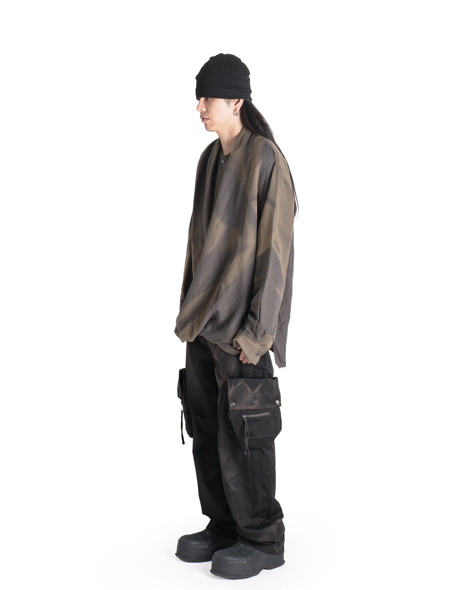 JiyongKim - SUN-BLEACHED DRAPE SHIRT - 082plus
