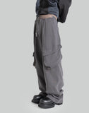 SUN-BLEACHED DRAPED POCKET SWEATPANTS