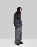 SUN-BLEACHED DRAPED POCKET SWEATPANTS