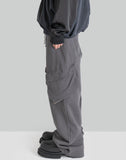 SUN-BLEACHED DRAPED POCKET SWEATPANTS