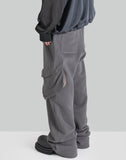 SUN-BLEACHED DRAPED POCKET SWEATPANTS