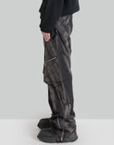 JiyongKim SUN-BLEACHED DRAPED POCKET TROUSERS - 082plus