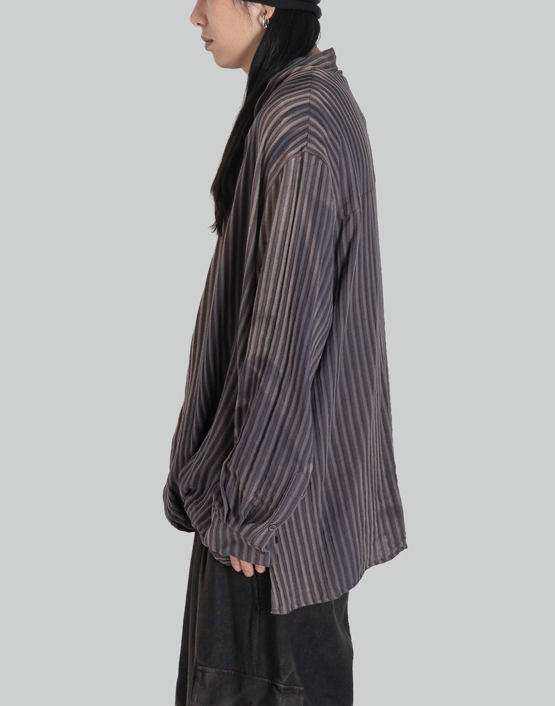 JiyongKim - SUN-BLEACHED DRAPED SHIRT - 082plus