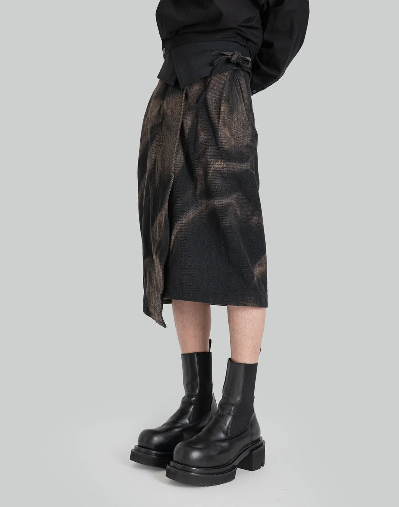 JiyongKim - SUN-BLEACHED FOLDED SKIRT - 082plus