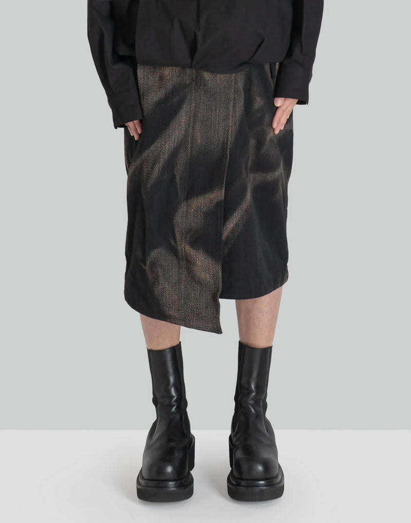 JiyongKim - SUN-BLEACHED FOLDED SKIRT - 082plus