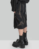SUN-BLEACHED FOLDED SKIRT - 082plus