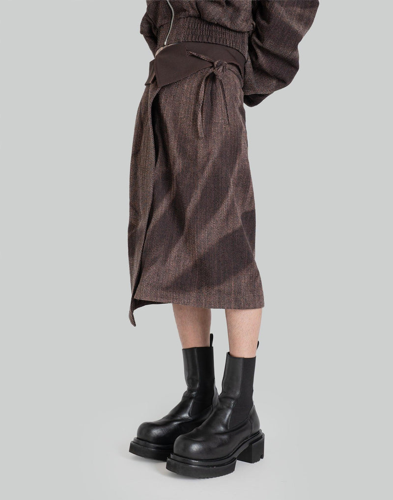 JiyongKim - SUN-BLEACHED FOLDED SKIRT - 082plus