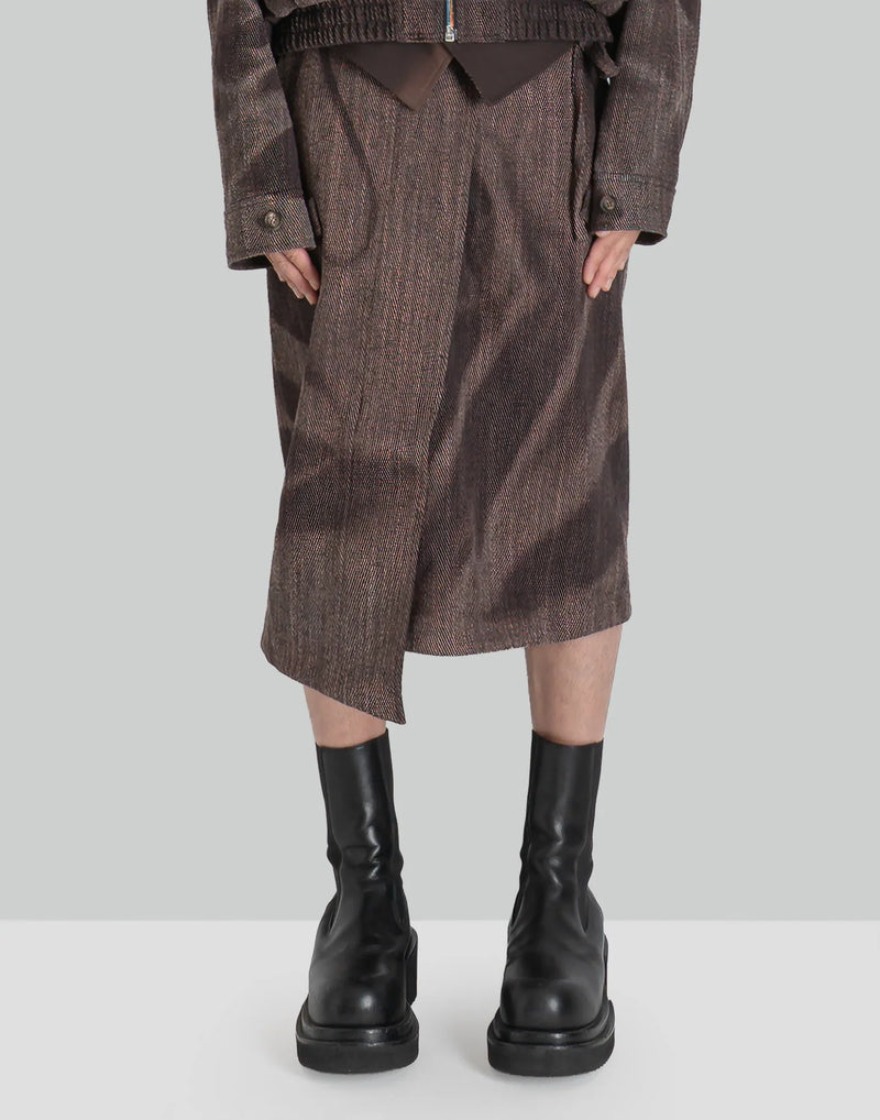 JiyongKim - SUN-BLEACHED FOLDED SKIRT - 082plus