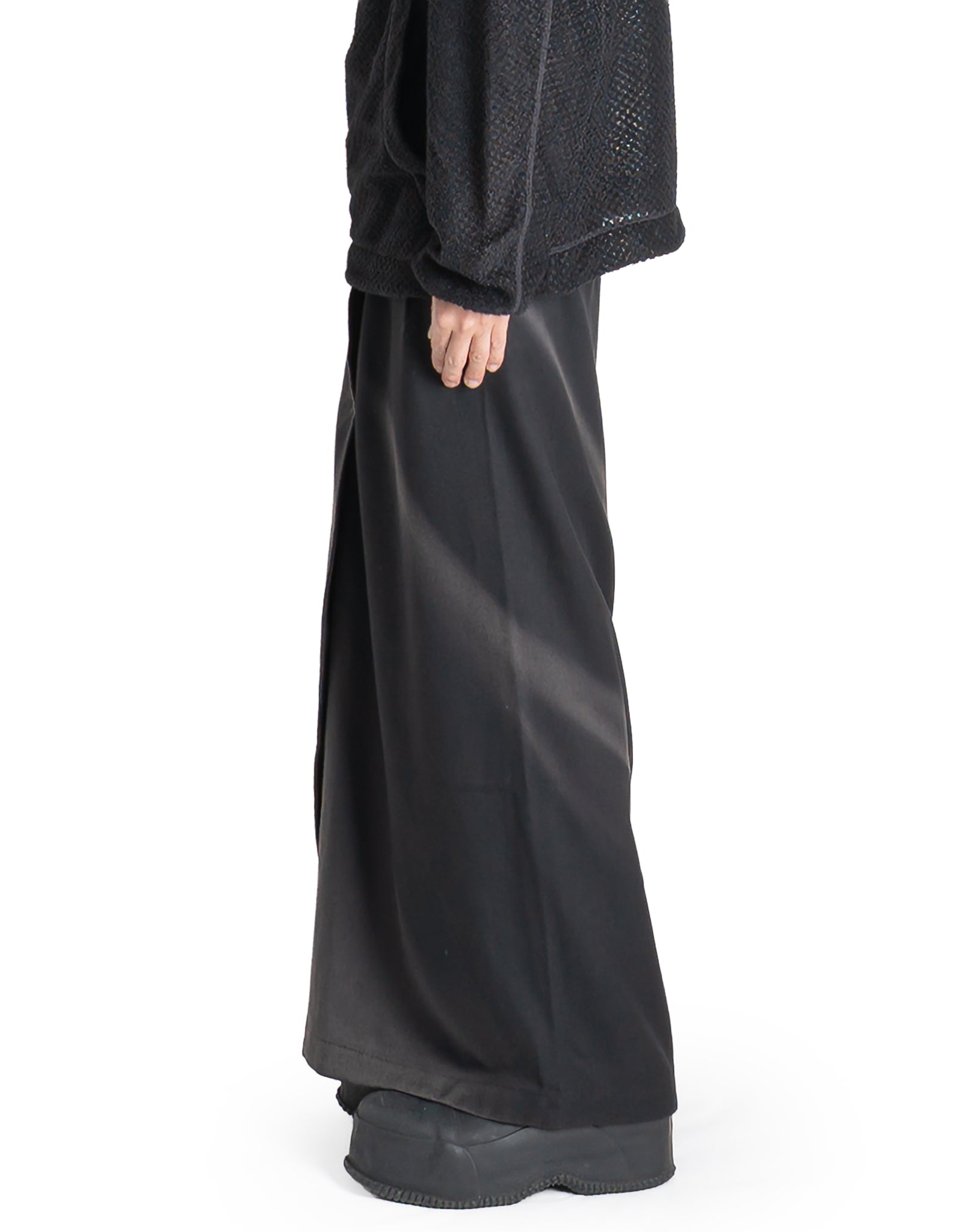 JiyongKim - SUN-BLEACHED FOLDED WRAP SKIRT - 082plus