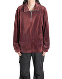JiyongKim - SUN-BLEACHED HALF-ZIP SWEATSHIRT - 082plus
